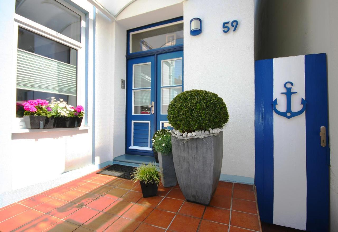 Ferienwohnung Haus der kurzen Wege Rostock Exterior foto